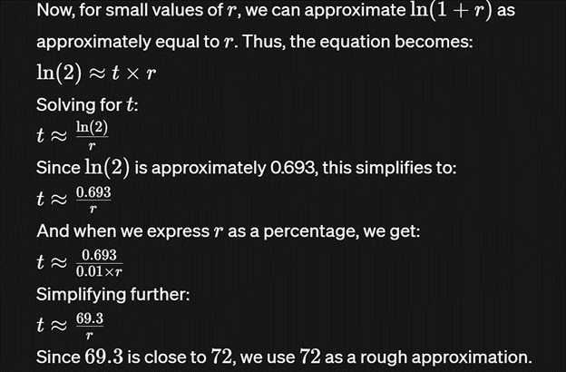 rule of 72